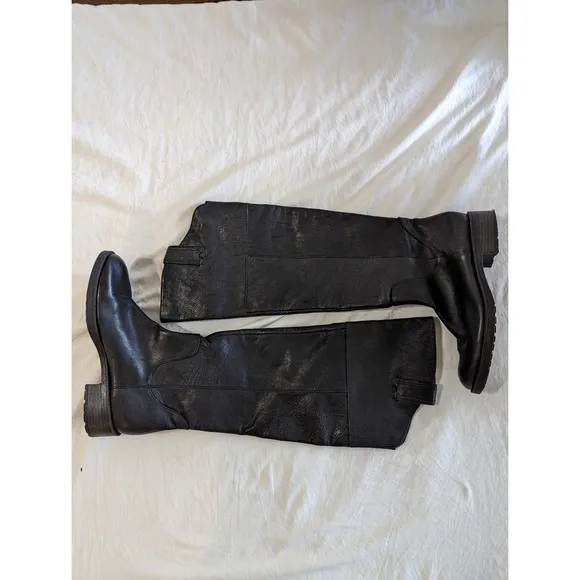 Enzo Angiolini Leather Riding Style Boots - Excellent