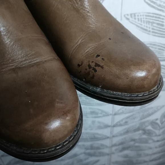 Eric Michael Boots Brown Leather Buckle
