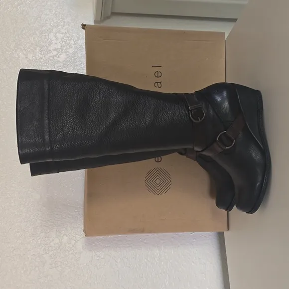 Eric Michael wedge knee high boots