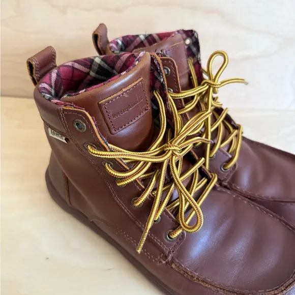 ✅EU43 Men's Brown Lems Boulder Leather Boots
