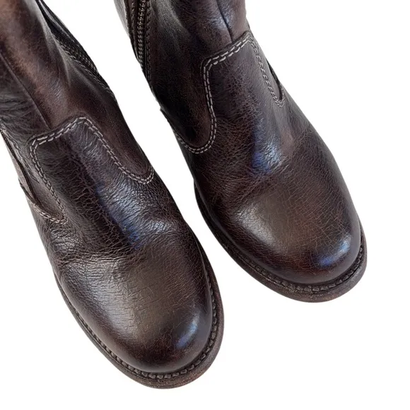 EUC Bed Stu Leather Shrill Ankle Boots Brown Size 6 1/2