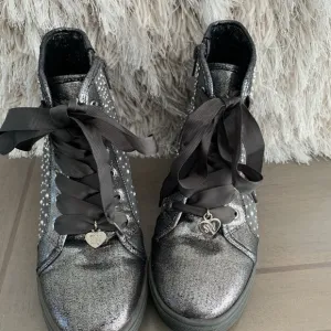 EUC-Stuart Weitzman  High Top Rhinestone Sneakers