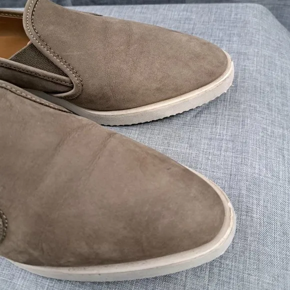 Everlane Loafers Suede Green Shoes Slip On Sz 8 Italy