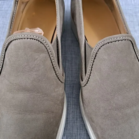 Everlane Loafers Suede Green Shoes Slip On Sz 8 Italy