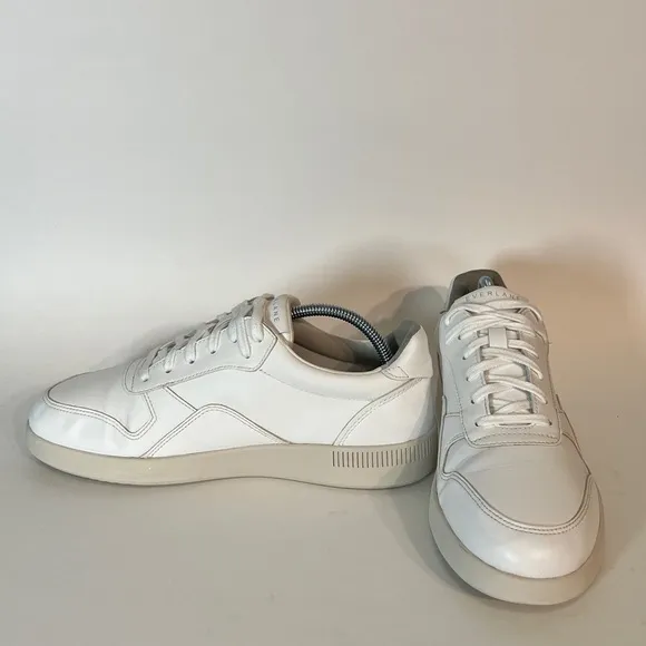 Everlane The Court Sneaker shoes White Leather upper, Women's Size 8.5. sneakers