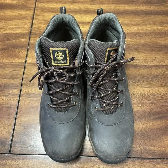 [Excellent] Boys/Mens 7 Timberland Mt. Maddsen WP Brown Leather Boots