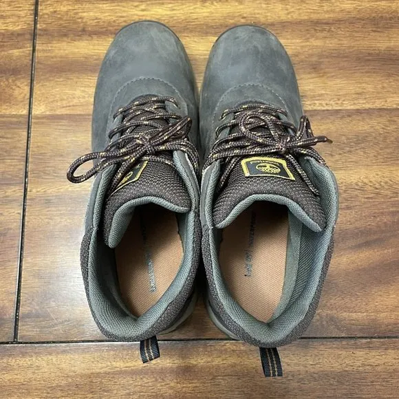 [Excellent] Boys/Mens 7 Timberland Mt. Maddsen WP Brown Leather Boots
