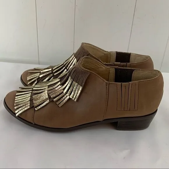 Eyelash Bootie Ankle Boots Klub Nico Metallic Fringe Zanita 9