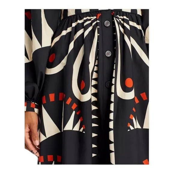 Farm Rio Coconut Grove V-neck Printed Maxi Dress XS