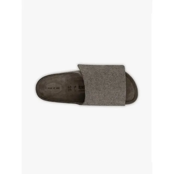 Fear of God x Birkenstock The Los Feliz Felt in Ash Melange 40 W 9 M 7 with Box