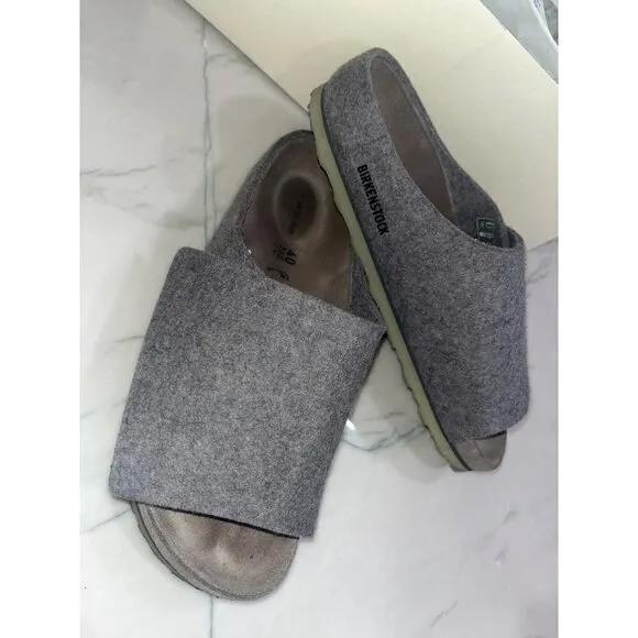 Fear of God x Birkenstock The Los Feliz Felt in Ash Melange 40 W 9 M 7 with Box