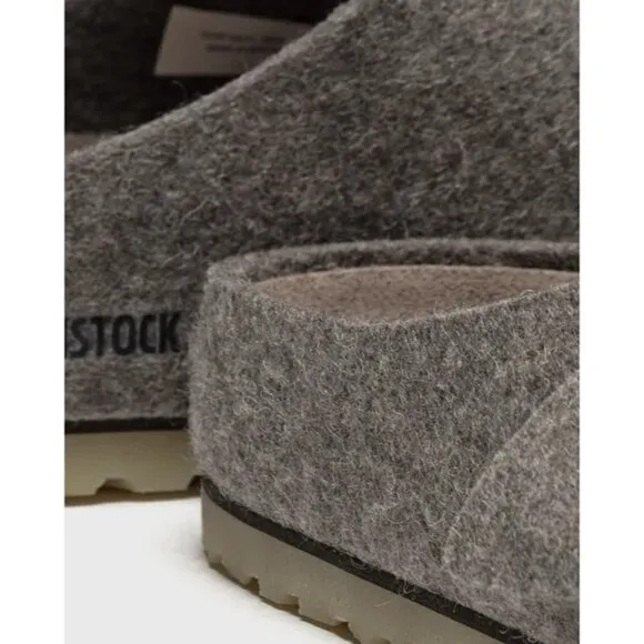 Fear of God x Birkenstock The Los Feliz Felt in Ash Melange 40 W 9 M 7 with Box