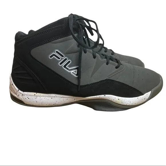 Fila Breakaway 9 High Top Sneakers Gray Black Sz 9.5