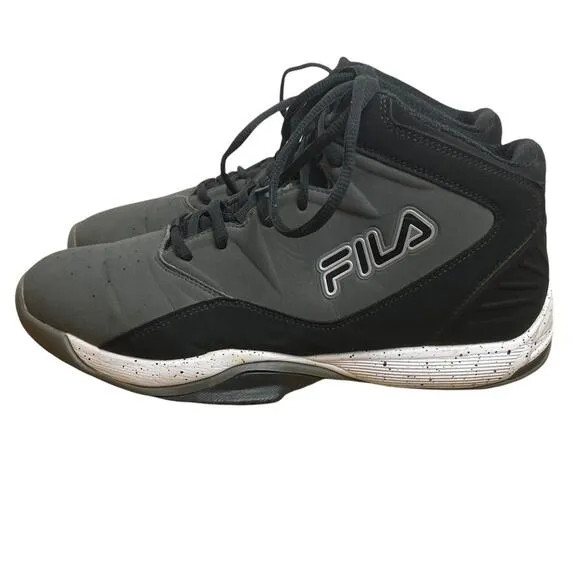 Fila Breakaway 9 High Top Sneakers Gray Black Sz 9.5