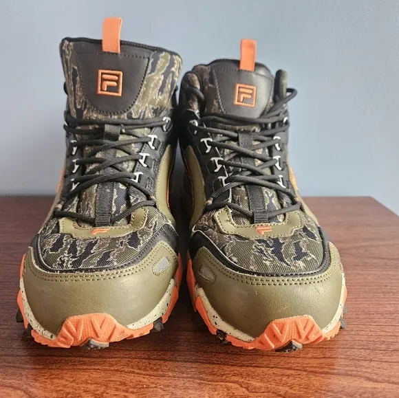 FILA Camouflage High-Top Sneakers Size 12