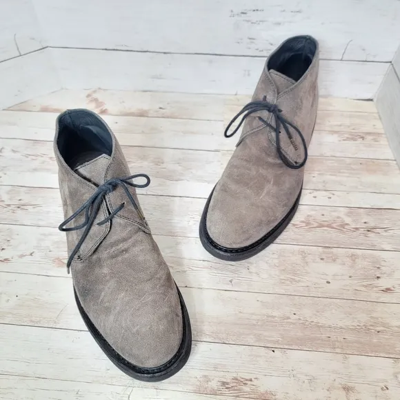 Fiorentini   Baker Men's grey suede chukka boots