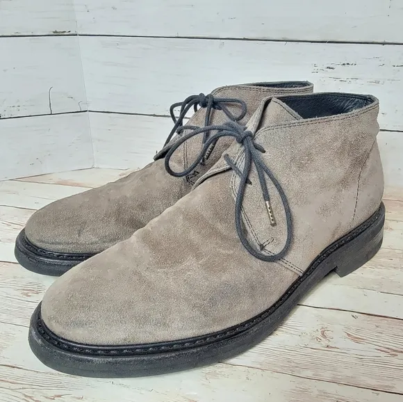 Fiorentini   Baker Men's grey suede chukka boots