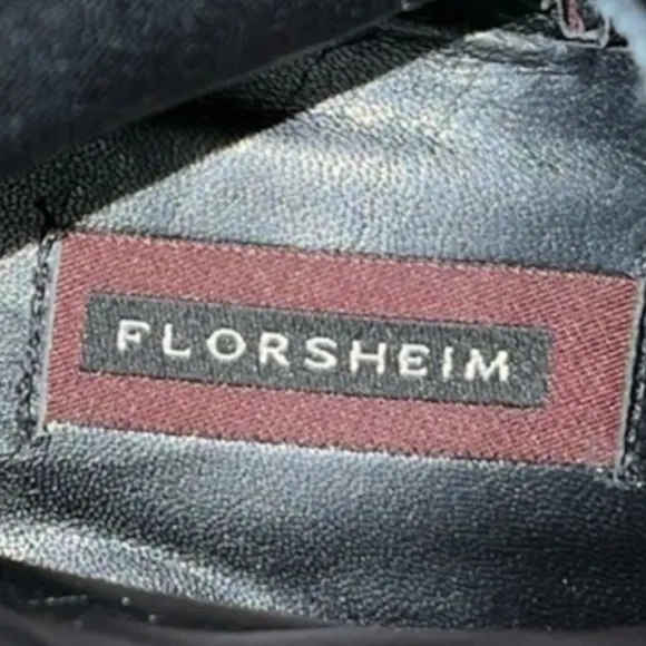 FLORSHEIM BROWN ESSEX MOC TOE LEATHER DRESS BOOTS SZ 7 D