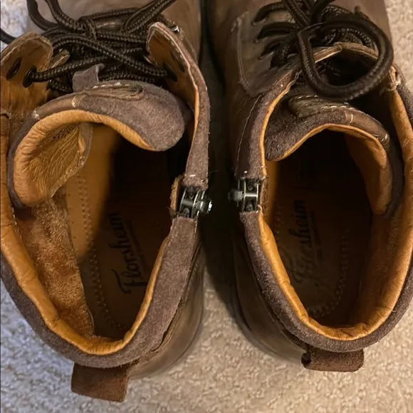 Florsheim Lodge Cap Toe Brown Leather Boots