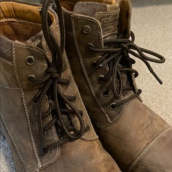 Florsheim Lodge Cap Toe Brown Leather Boots