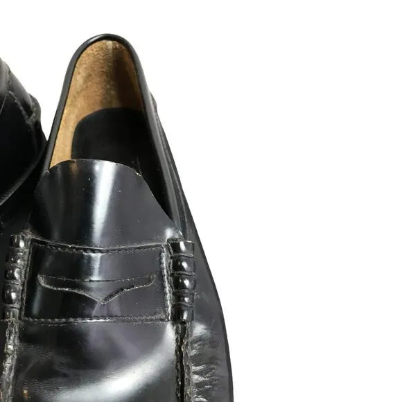 Florsheim Penny Loafer Mens Size 10.5 D Black Leather Shoes Slip-On Leather