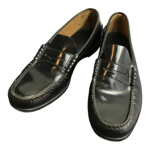 Florsheim Penny Loafer Mens Size 10.5 D Black Leather Shoes Slip-On Leather