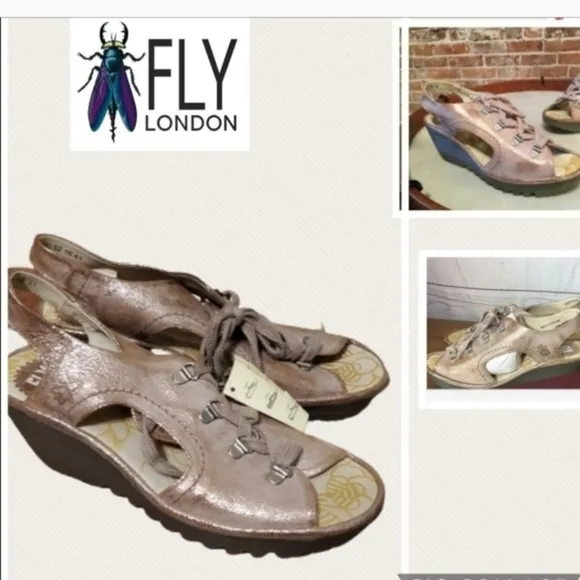 Fly London Ylfa sandals 41/10‎ NWT
