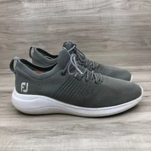 Footjoy Sneakers Mens 10 Flex Gray Mesh Slip On Lace Up Shoes