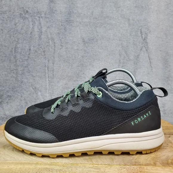 Forsake Maya Walking Hiking Shoes Women's 9.5 Black Knit Mesh Sneakers