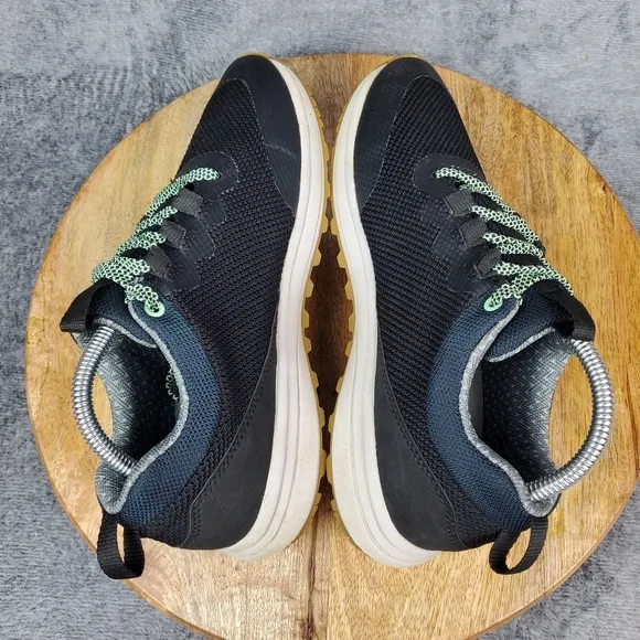 Forsake Maya Walking Hiking Shoes Women's 9.5 Black Knit Mesh Sneakers