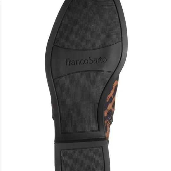 Franco Sarto Leopard Print Boots