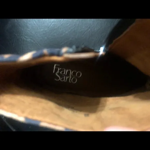 Franco Sarto Leopard Print Boots