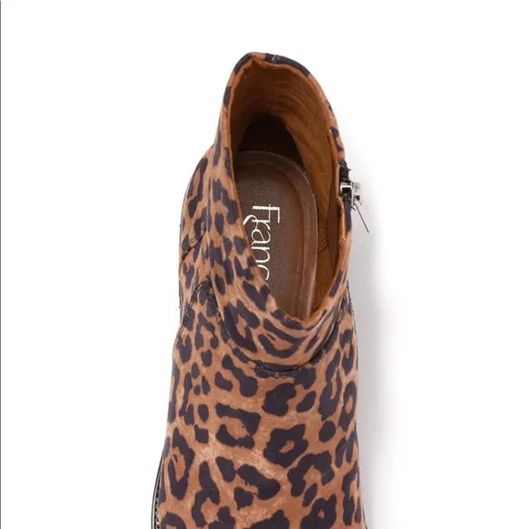 Franco Sarto Leopard Print Boots