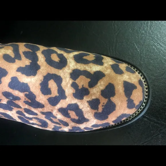 Franco Sarto Leopard Print Boots