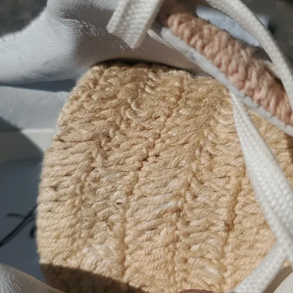 Free People Catch Me If You Can Crochet Platform Sneakers Size 7.5