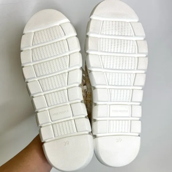 Free People Catch Me if You Can crocheted sneakers. Women's 39