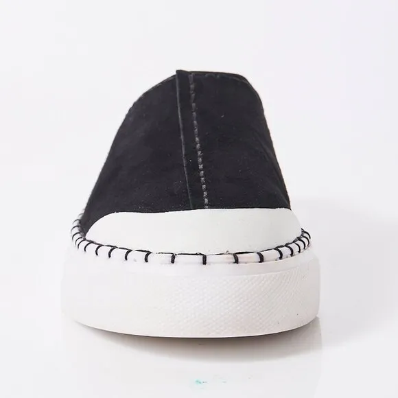 FREE PEOPLE Juno Slip On Sport Sneakers / Black