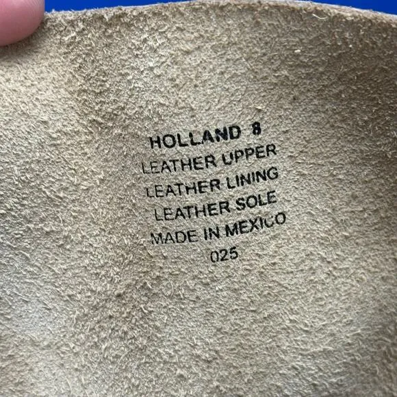 Freebird By Steven Holland Gray Smoke Leather Boots Size 8