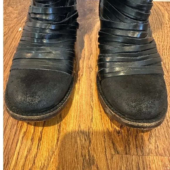 Freebird by Steven Logan Leather Knee High Boots Black Size 6 – Boho Chic