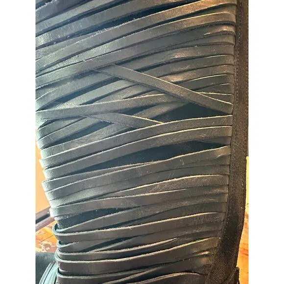 Freebird by Steven Logan Leather Knee High Boots Black Size 6 – Boho Chic
