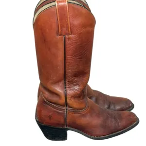Frye American Classics Men'sVintage Cowboy Boots Size 9.5 DLeather USA Made
