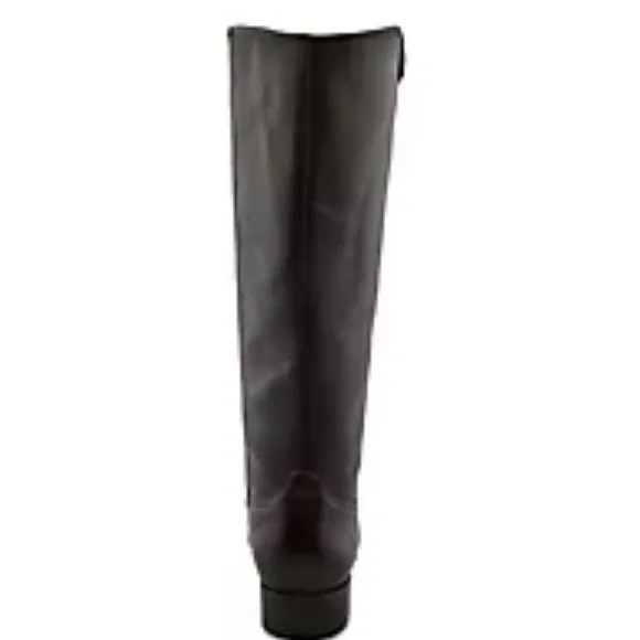 Frye Black Heeled Boots Sleek Leather Design