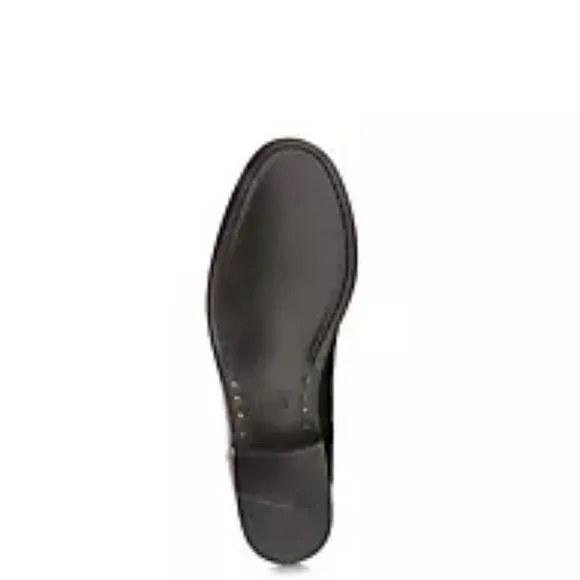 Frye Black Heeled Boots Sleek Leather Design