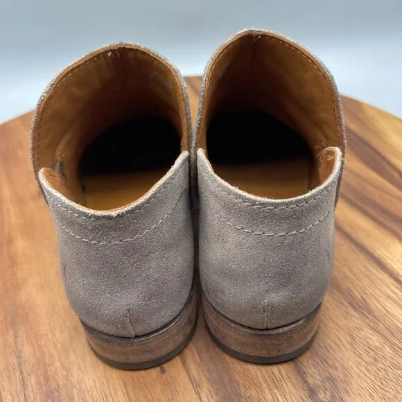 FRYE Elyssa Booties Womens Size 6.5 M Shootie Ankle Boots Grey Suede 3470680