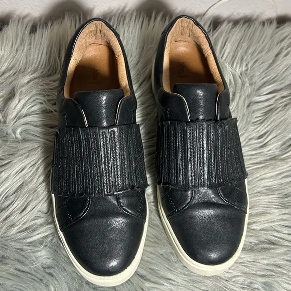 FRYE Ivy Gore Leather Slip-On Sneakers Size 8M
