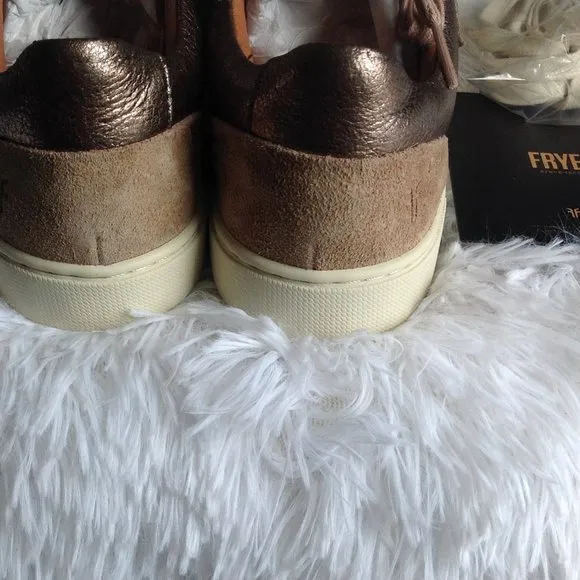 Frye Ivy Logo Patch Low Top Sneakers