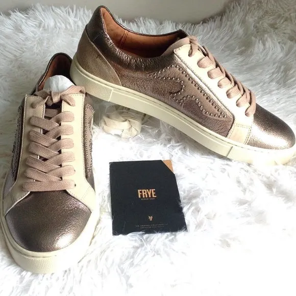 Frye Ivy Logo Patch Low Top Sneakers