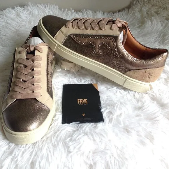 Frye Ivy Logo Patch Low Top Sneakers