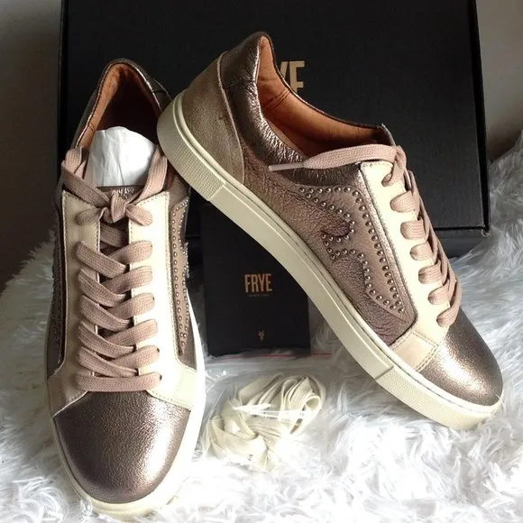 Frye Ivy Logo Patch Low Top Sneakers