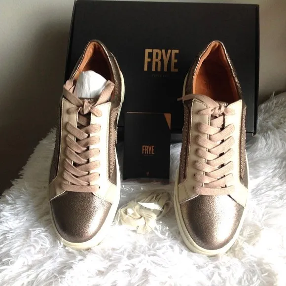 Frye Ivy Logo Patch Low Top Sneakers